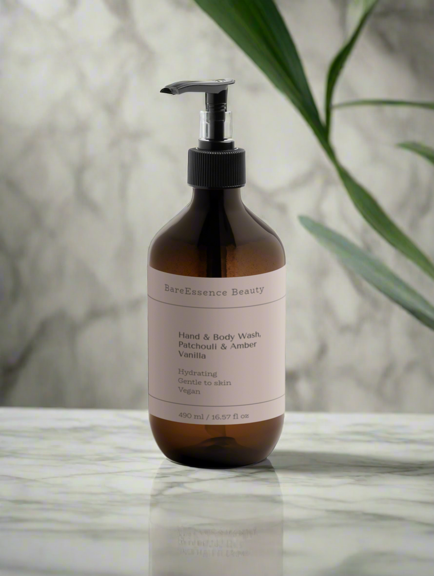 Hand & Body Wash, Patchouli & Amber Vanilla